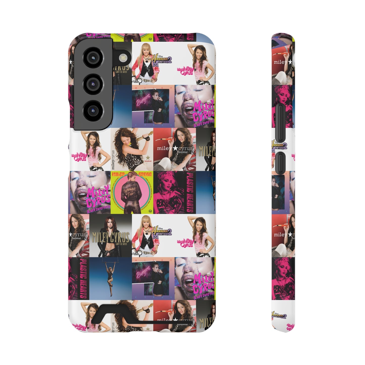 Miley Cyrus Album Cover Collage Phone Case With Card Holder