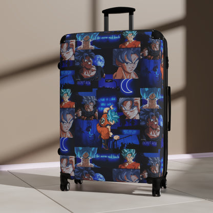 Dragon Ball Z Saiyan Moonlight Collage Suitcase