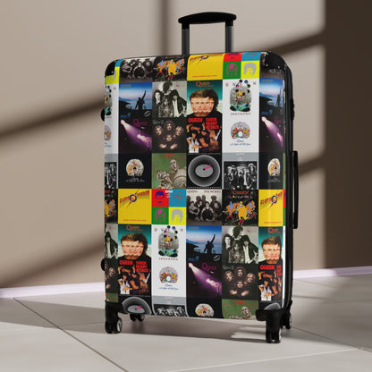 Queen Album Cover Collage Suitcase