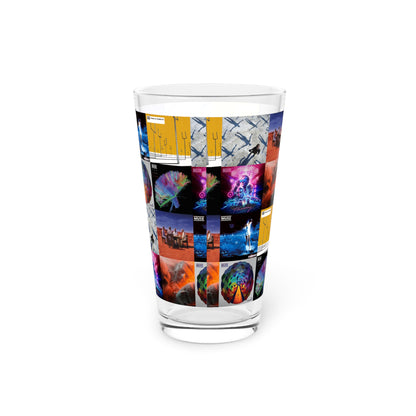 Muse Album Cover Collage Pint Glass