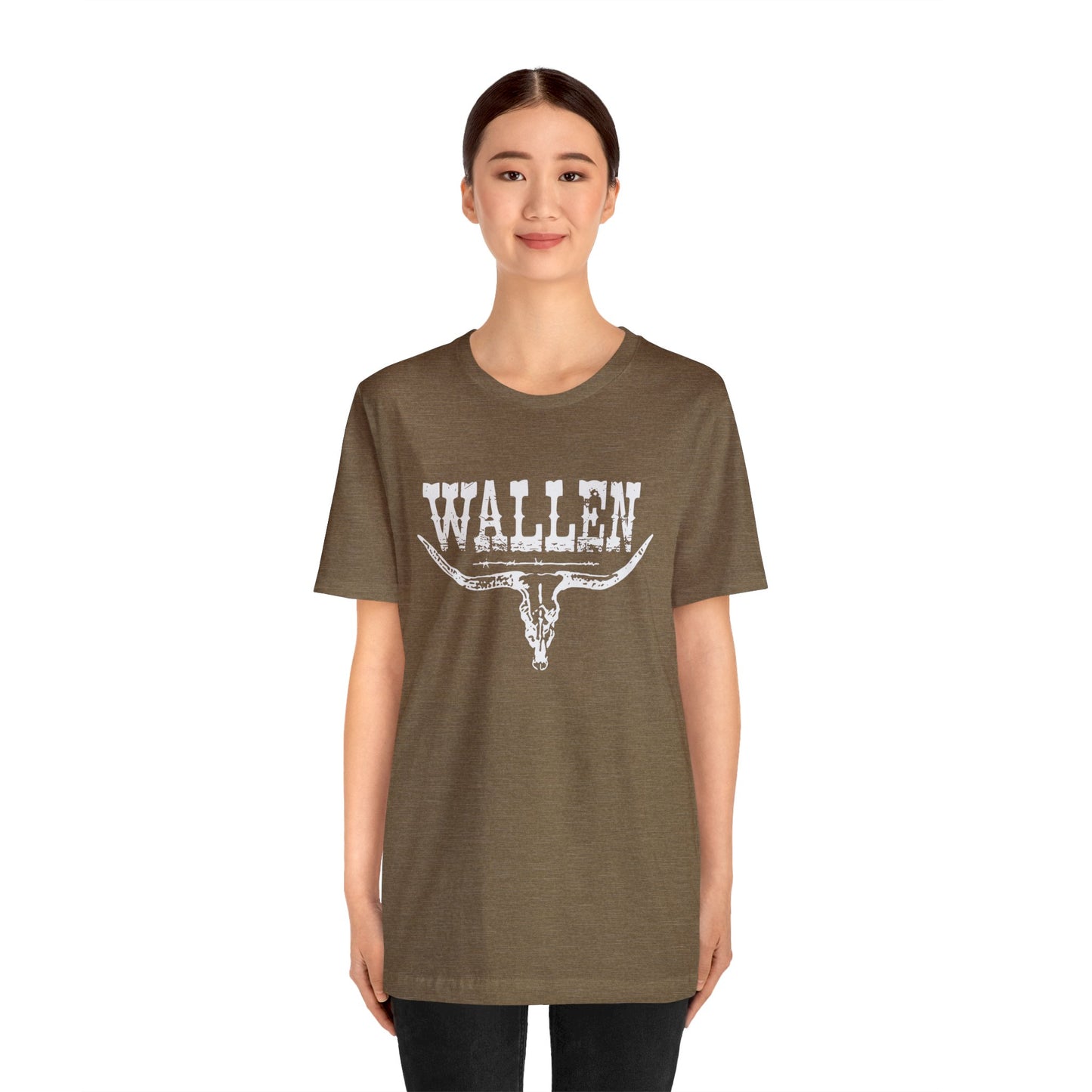 Morgan Wallen White Logo Unisex Jersey Short Sleeve Tee Shirt