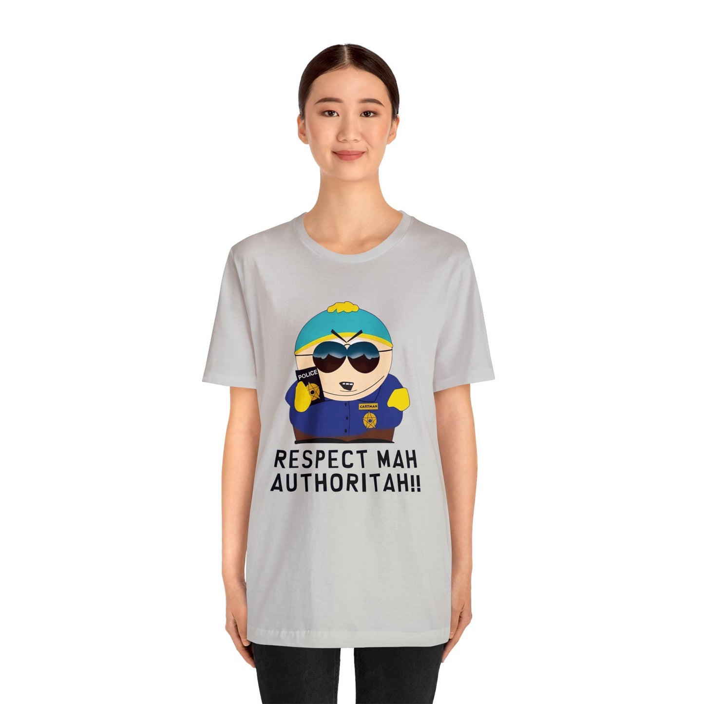 South Park Cartman Respect Mah Autheritah! Unisex Jersey Short Sleeve Tee