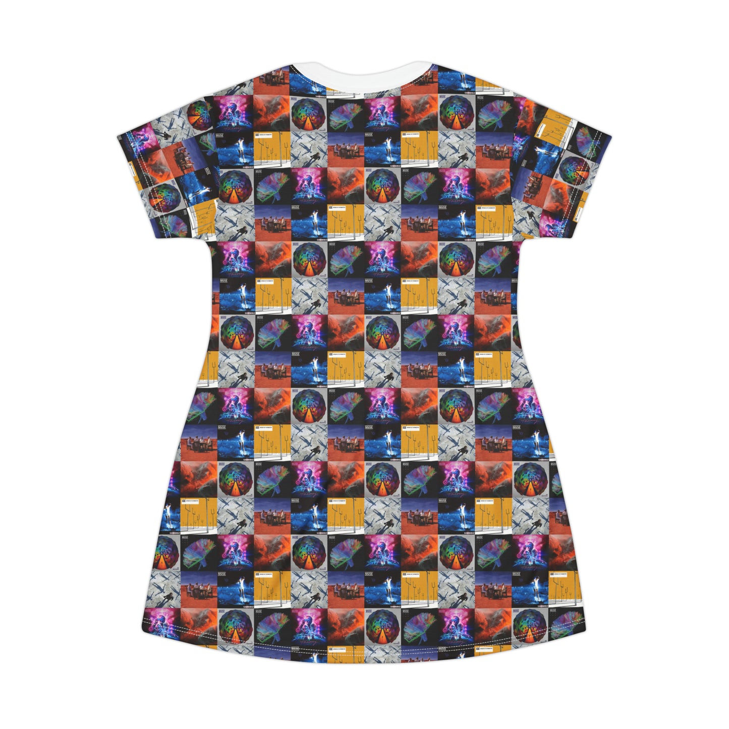 Muse Album Cover Collage T-Shirt Dress