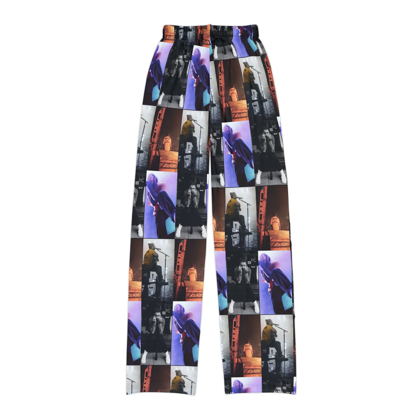 Post Malone On Tour Collage Kids Pajama Pants