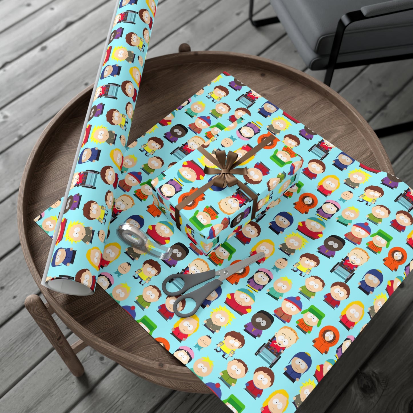 South Park School Kids Ensemble Gift Wrap Paper