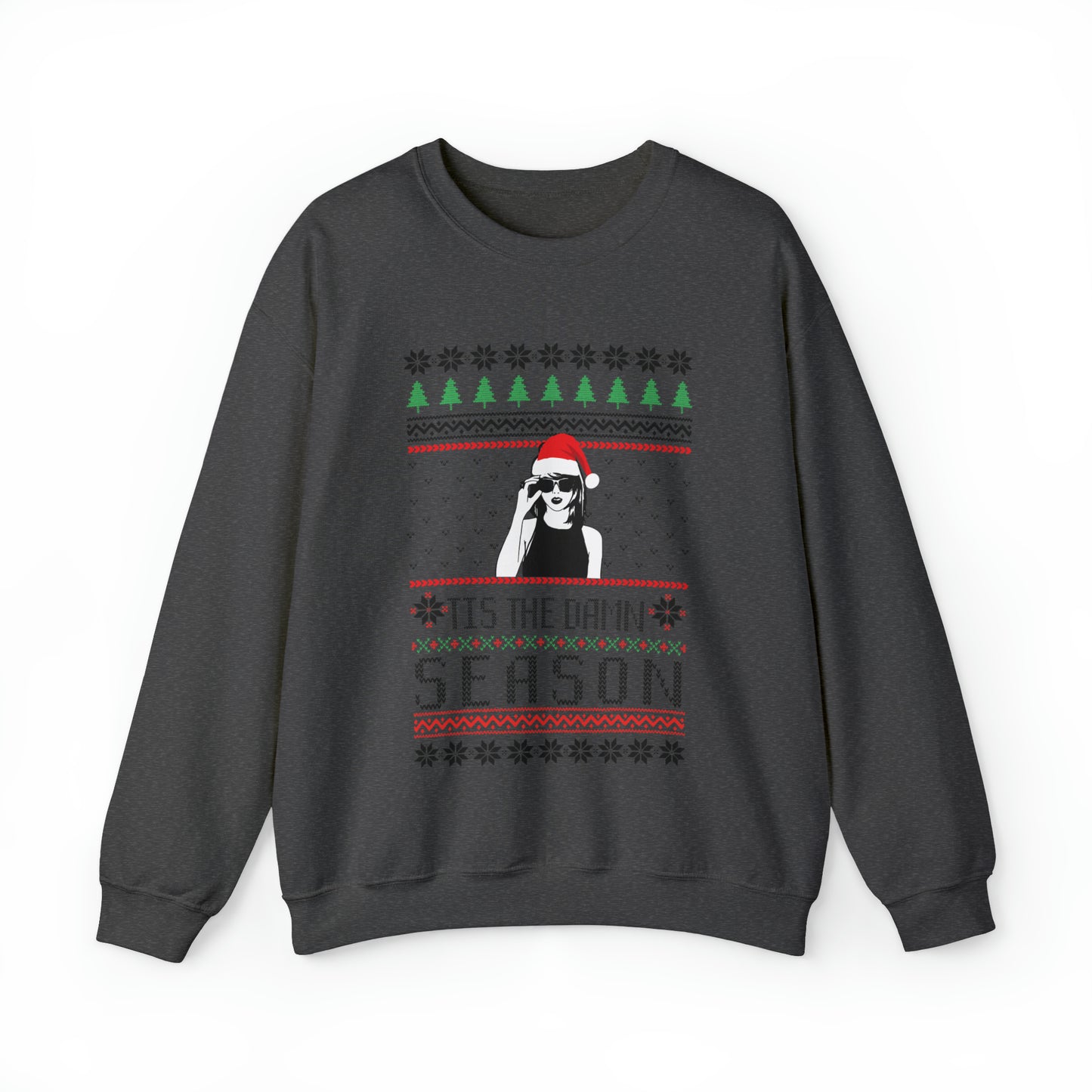 Taylor Swift 'Tis The Damn Season Unisex Heavy Blend Crewneck Sweatshirt