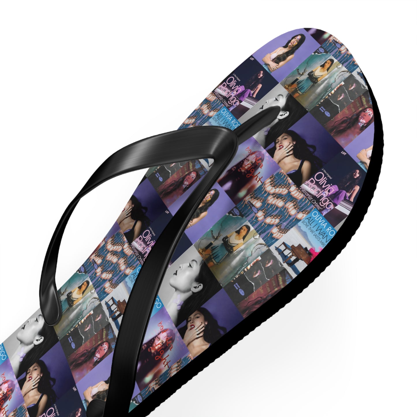 Olivia Rodrigo Album Cover Art Collage Flip Flops