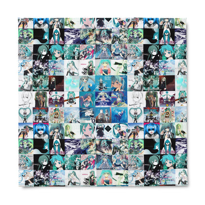 Hatsune Miku Album Cover Collage Duvet Cover