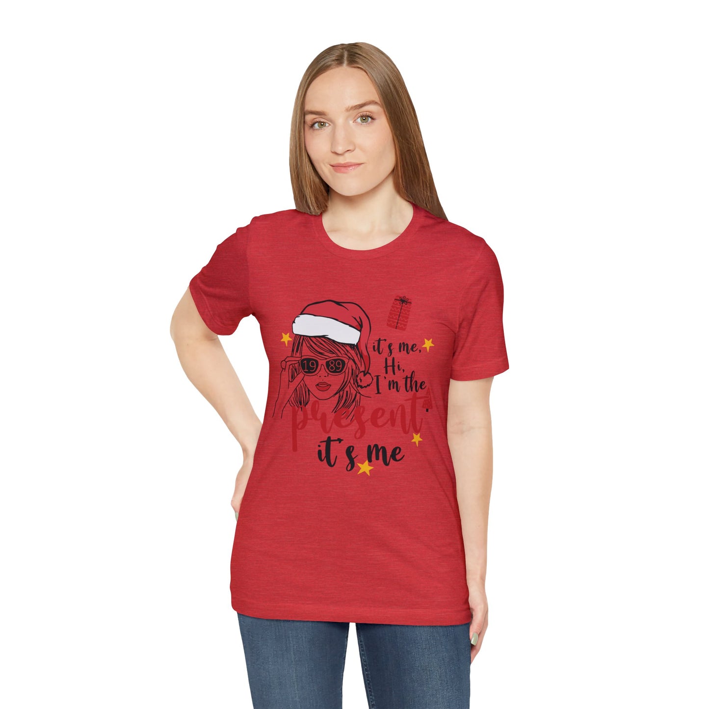 Taylor Swift I'm The Present Unisex Jersey Short Sleeve Tee Shirt