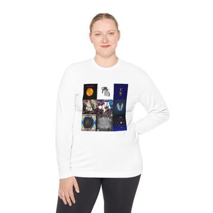 Colplay Album Cover Collage Unisex Lightweight Long Sleeve Tee