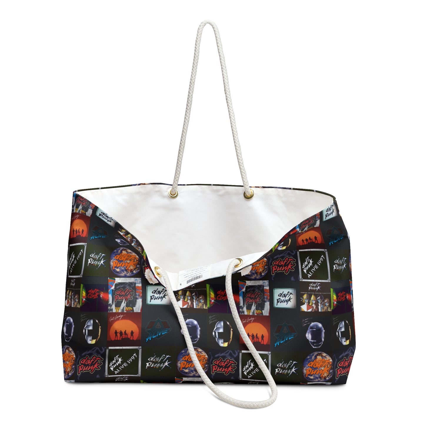 Daft Punk Album Cover Art Collage Weekender Bag