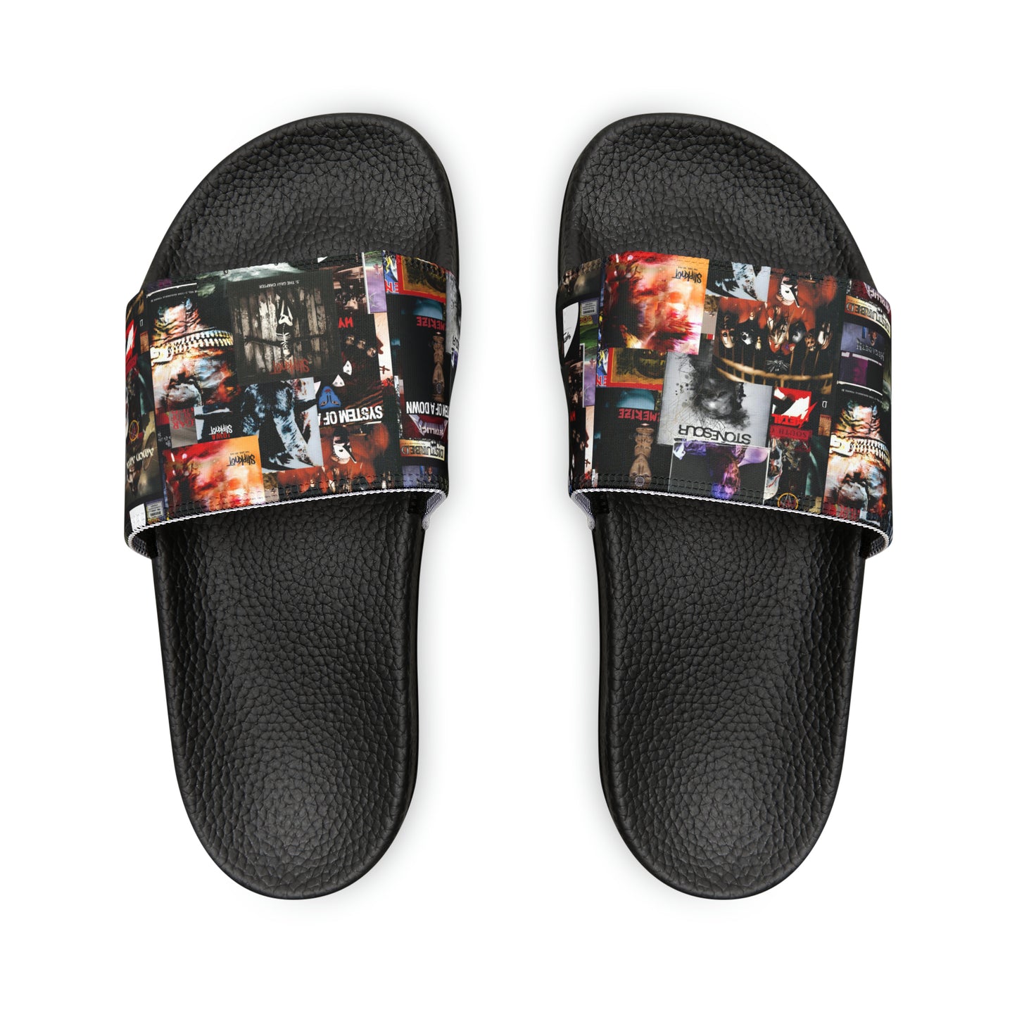 Slipknot Chaotic Album Art Collage Women's Slide Sandals