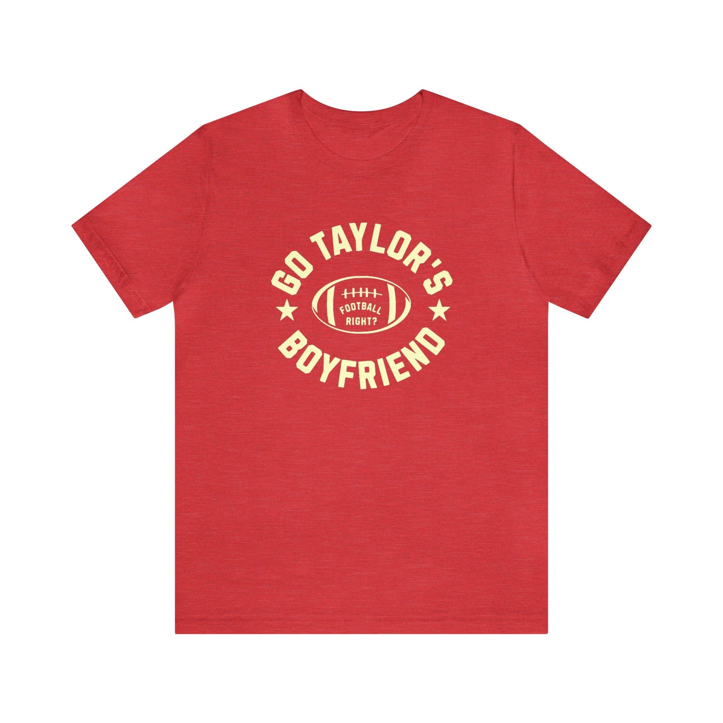 Taylor Swift Go Boyfriend Unisex Jersey Short Sleeve Tee Shirt