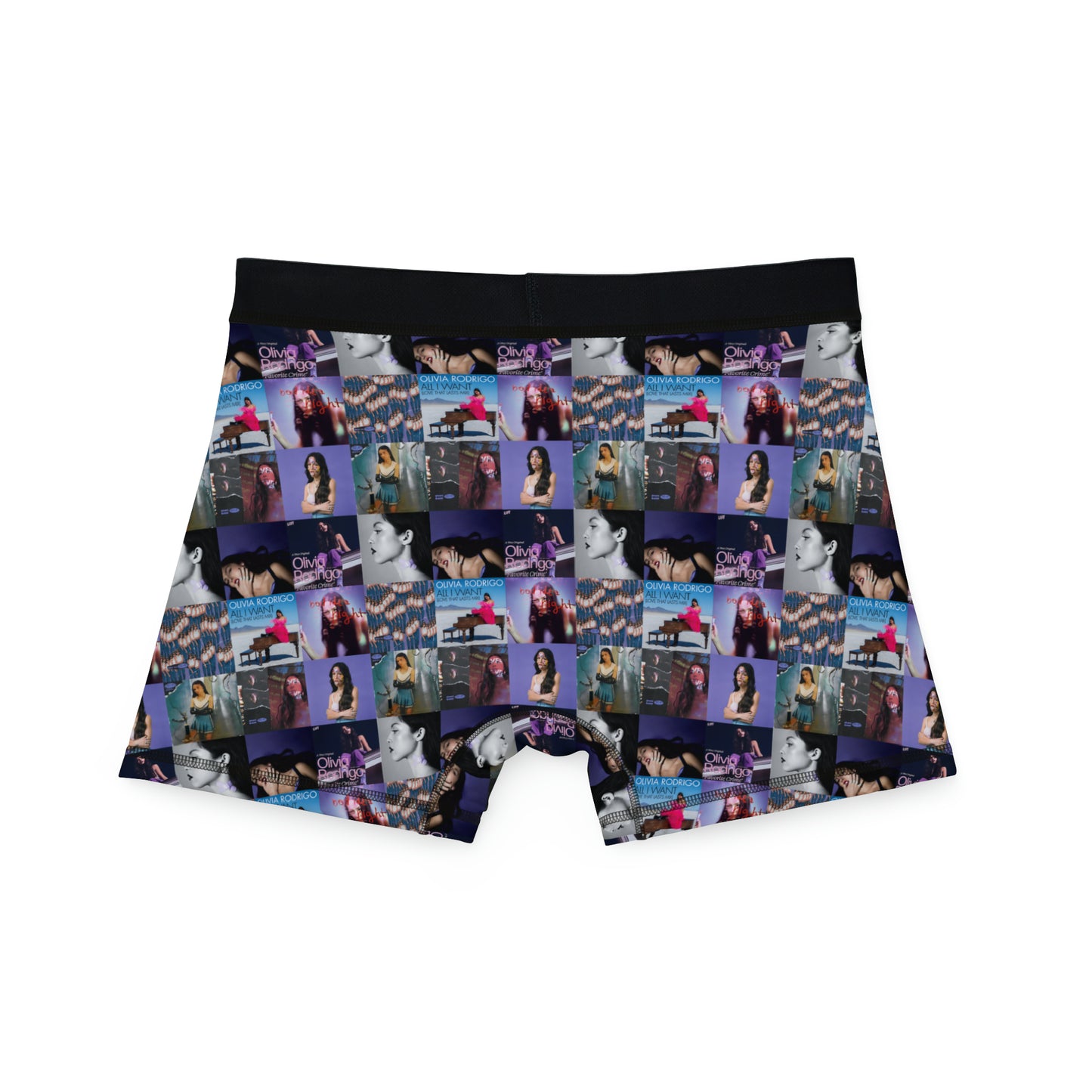 Olivia Rodrigo Album Art Collage Men's Boxers