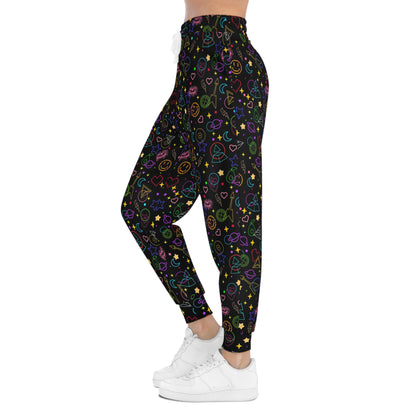 Daft Punk Arcade Carpet Pattern Athletic Jogger Sweatpants