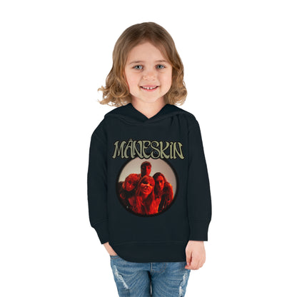 Måneskin Circular Group Photo Toddler Pullover Fleece Hoodie