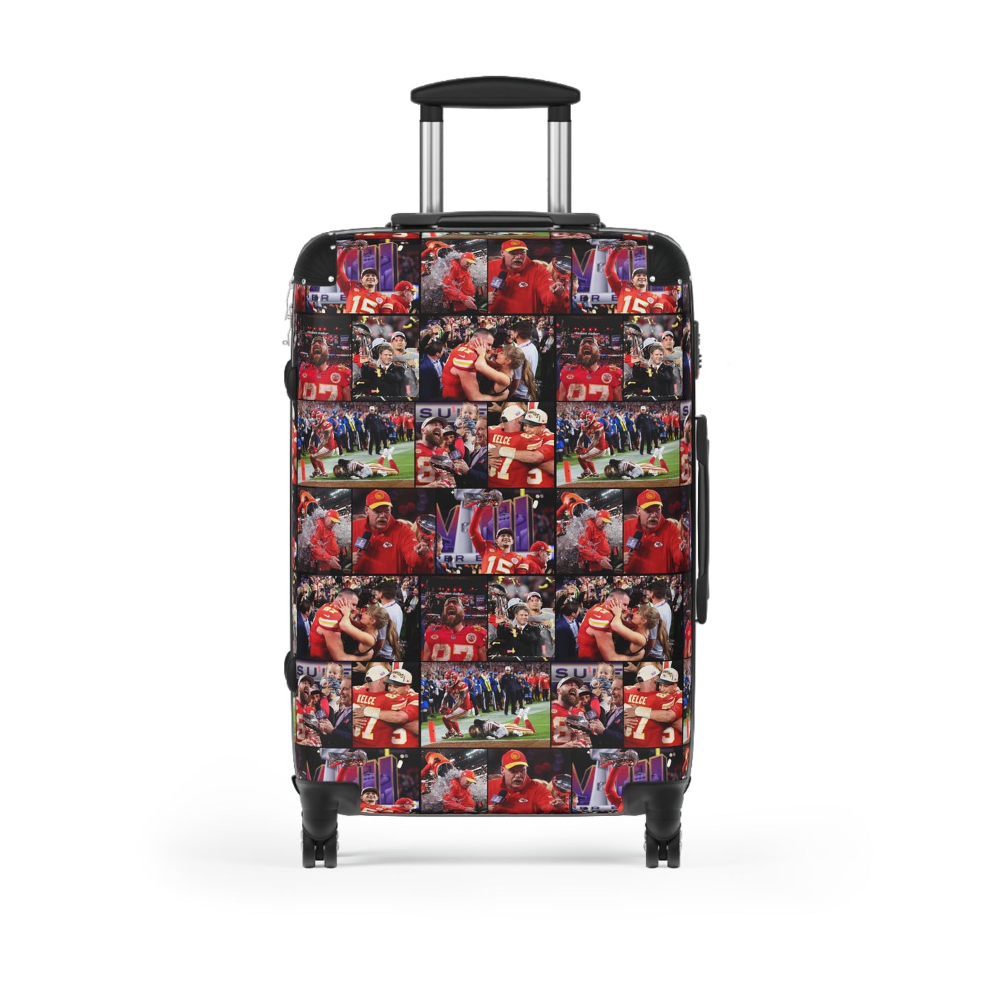 Kansas City Chiefs Superbowl LVIII Championship Victory Collage Suitcase