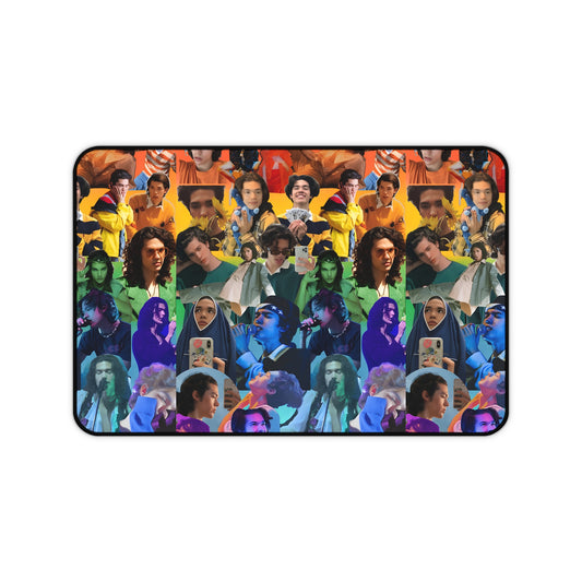 Conan Grey Rainbow Photo Collage Desk Mat