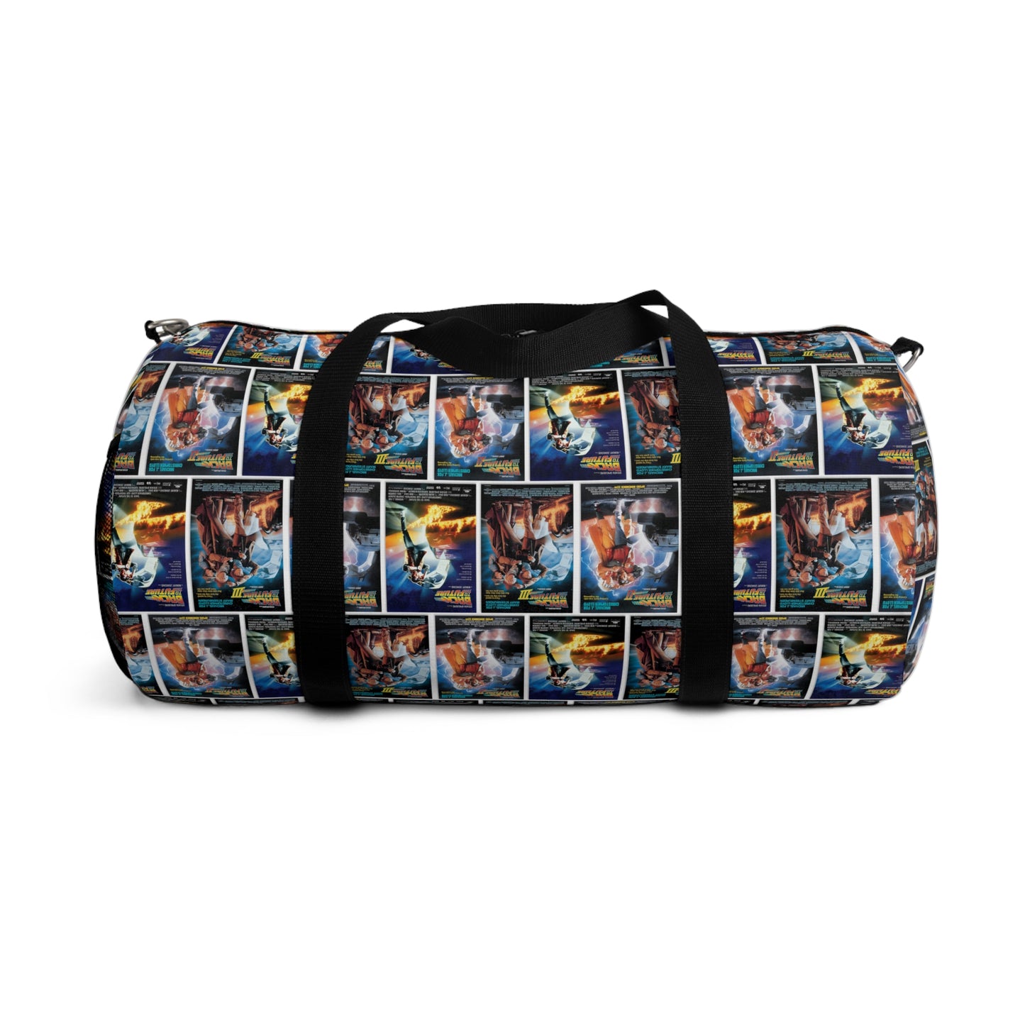 Back To The Future Movie Posters Collage Duffel Bag