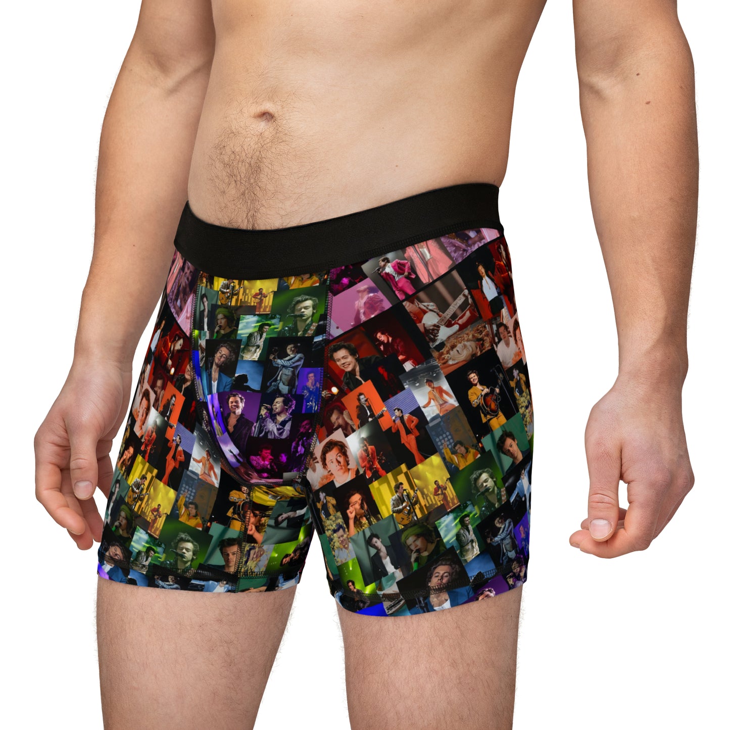 Harry Styles Rainbow Collage Men's Boxers