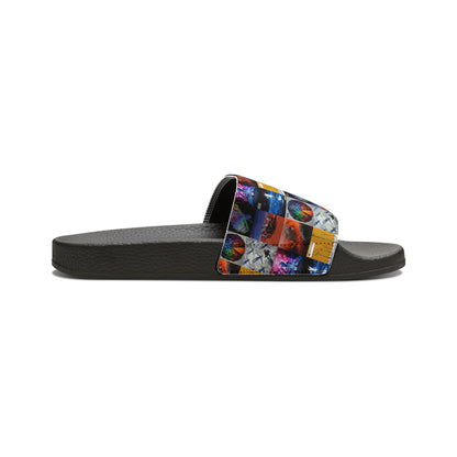 Muse Album Cover Collage Men's Slide Sandals