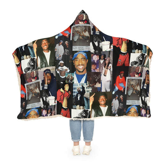 Tupac Shakur Photo Collage Snuggle Blanket