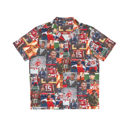 Patrick Mahomes Chiefs MVPAT Photo Collage Men's Hawaiian Shirt