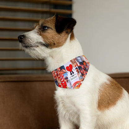 Bad Bunny Un Verano Sin Ti Photo Collage Pet Bandana Collar