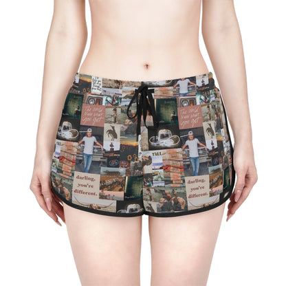 Morgan Wallen Darling You're Different Collage Women's Relaxed Shorts