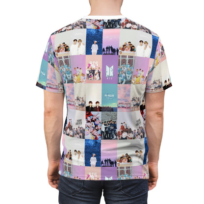 BTS Pastel Aesthetic Collage Unisex Tee Shirt