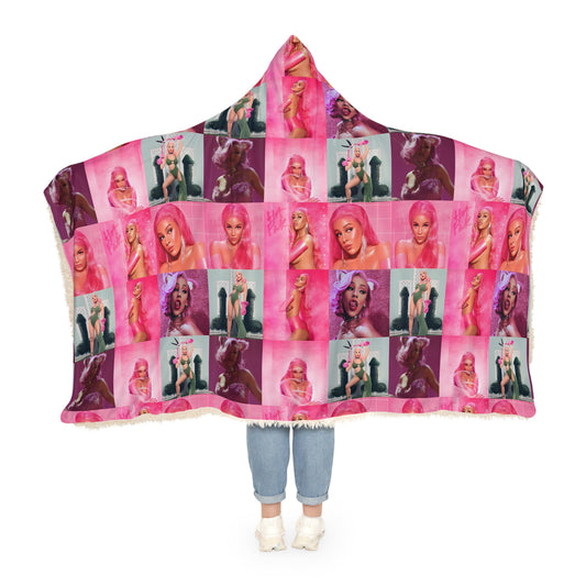 Doja Cat Hot Pink Mosaic Snuggle Blanket