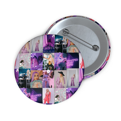 Ava Max Belladonna Photo Collage Custom Pin Buttons