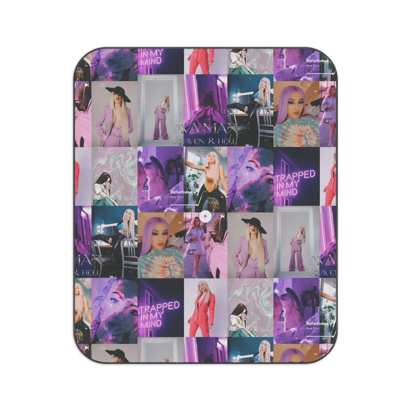 Ava Max Belladonna Photo Collage Picnic Blanket