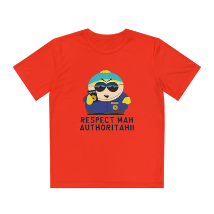 South Park Cartman Respect Mah Autheritah! Youth Competitor Tee