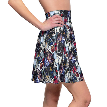 Eminem Album Art Cover Collage Women's Skater Skirt