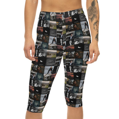 Morgan Wallen Album Cover Collage Women’s Capri Leggings