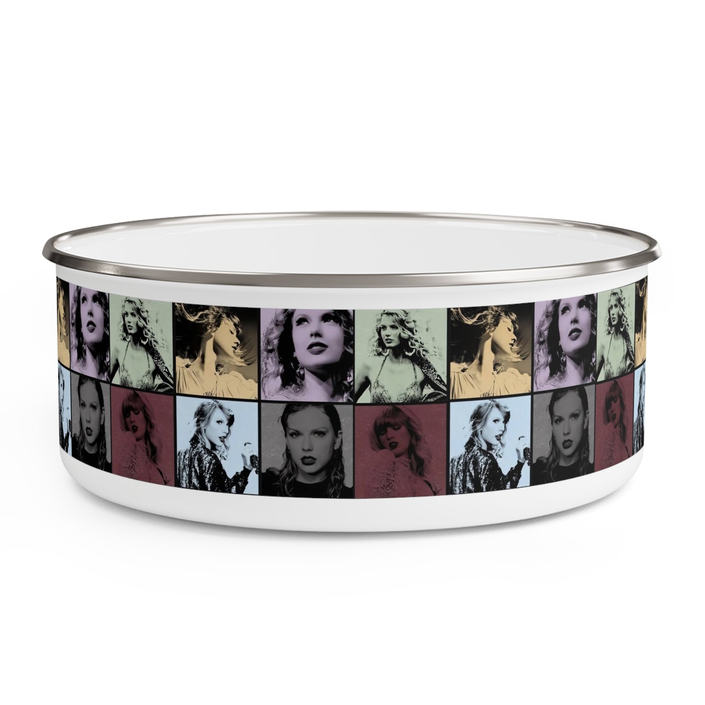 Taylor Swift Eras Collage Enamel Bowl