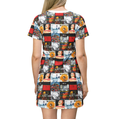 Radiohead Album Cover Collage T-Shirt Dress