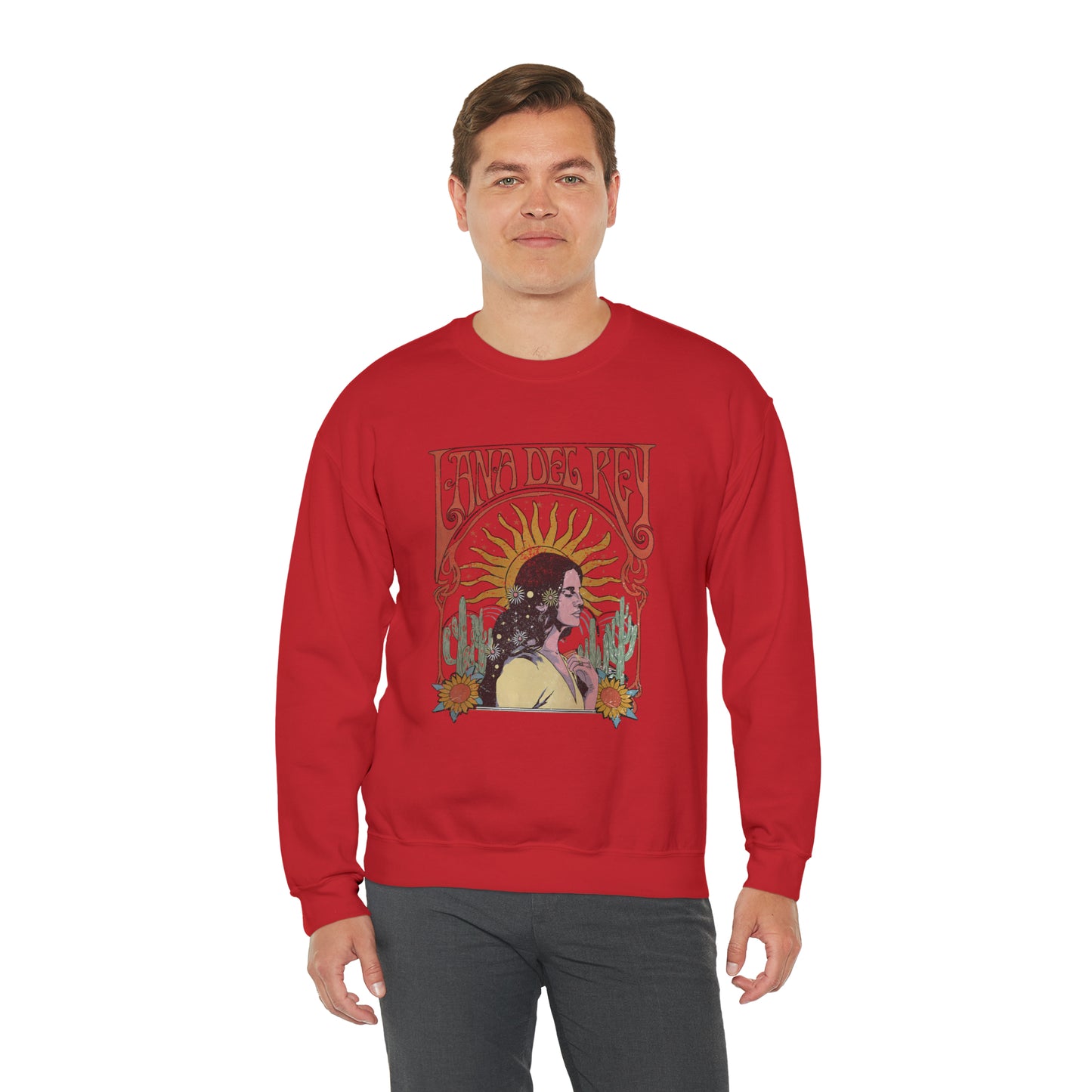 Lana Del Rey Vintage Artwork Unisex Heavy Blend Crewneck Sweatshirt