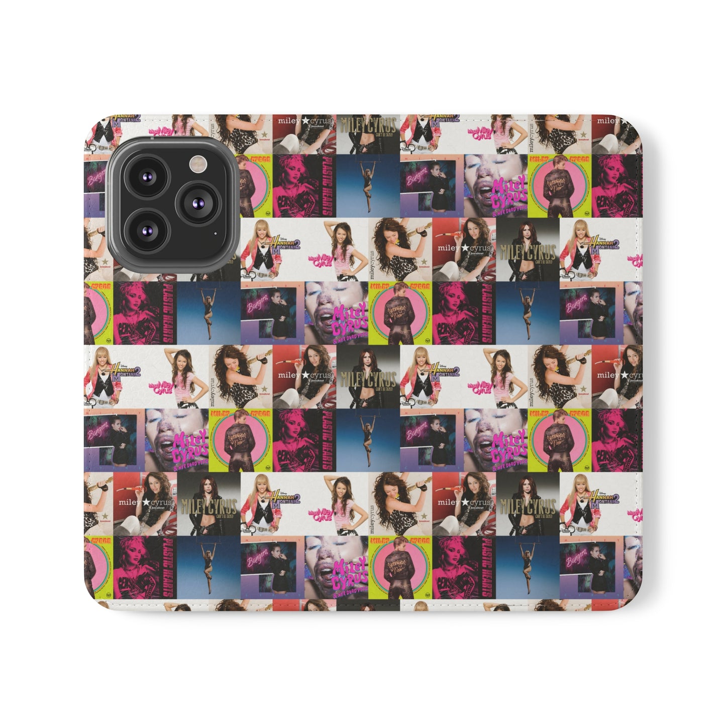 Miley Cyrus Album Cover Collage Phone Flip Case