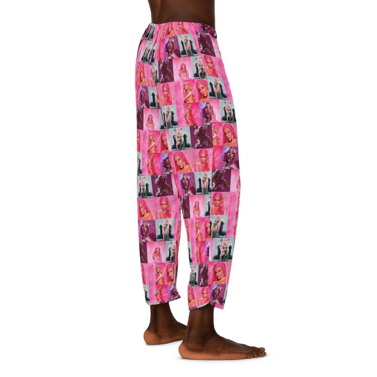 Doja Cat Hot Pink Mosaic Men's Pajama Pants