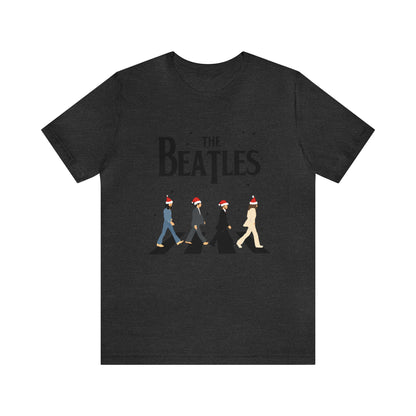 The Beatles Abbey Road Santas Unisex Jersey Short Sleeve Tee Shirt