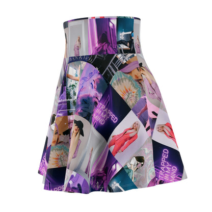 Ava Max Belladonna Photo Collage Women's Skater Skirt