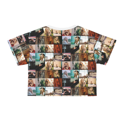 Sabrina Carpenter Album Cover Collage Crop Tee