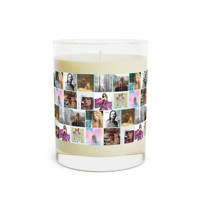 Taylor Swift Album Art Collage Full Glass Scented Candle