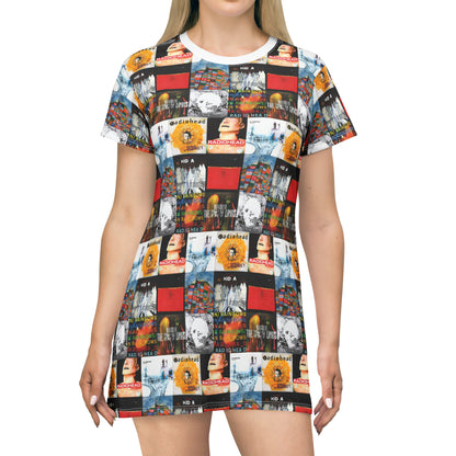 Radiohead Album Cover Collage T-Shirt Dress