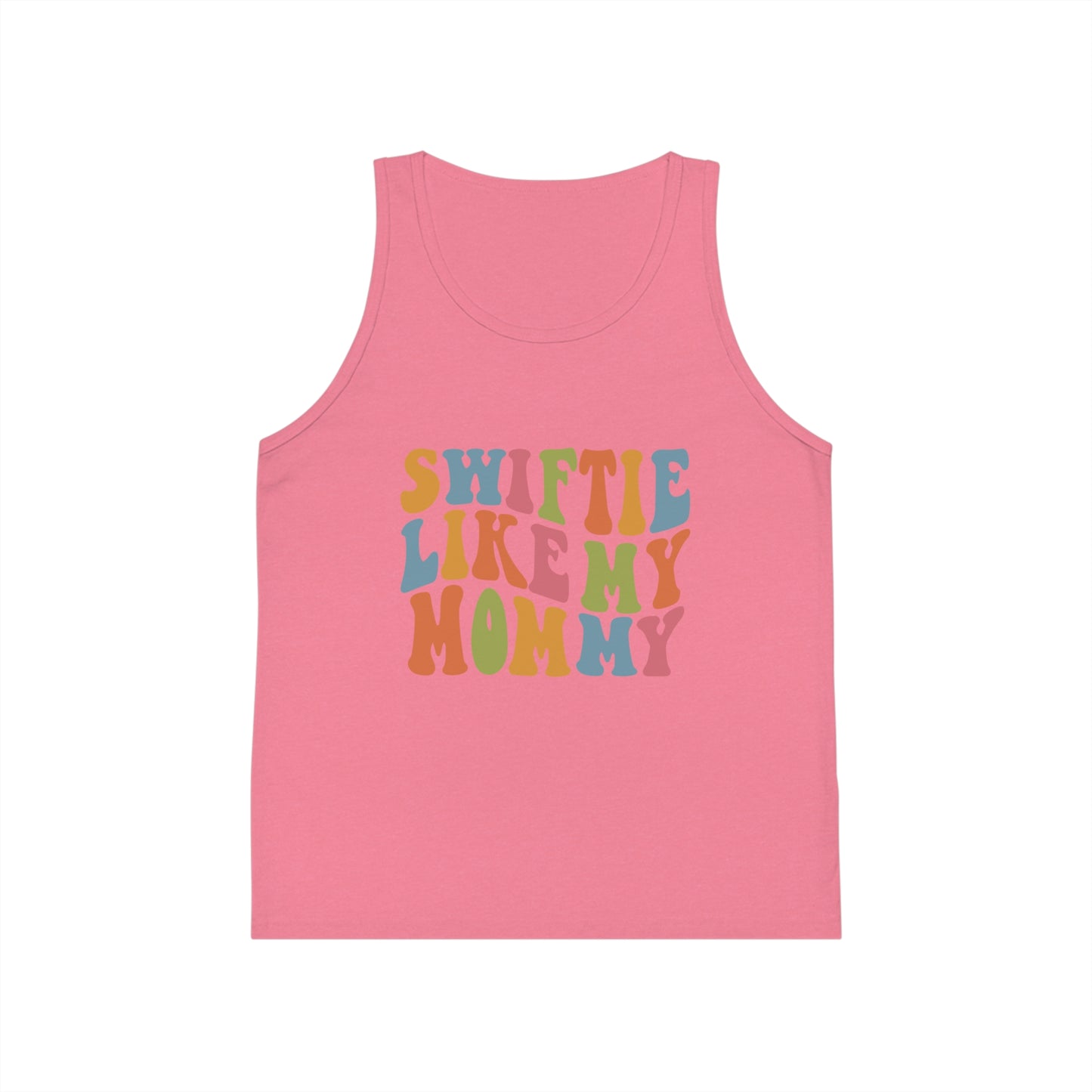 Taylor Swift Swiftie Like My Mommy Kid's Jersey Tank Top