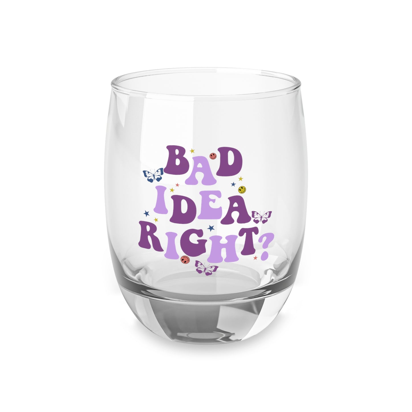 Olivia Rodrigo Bad Idea Right? Whiskey Glass