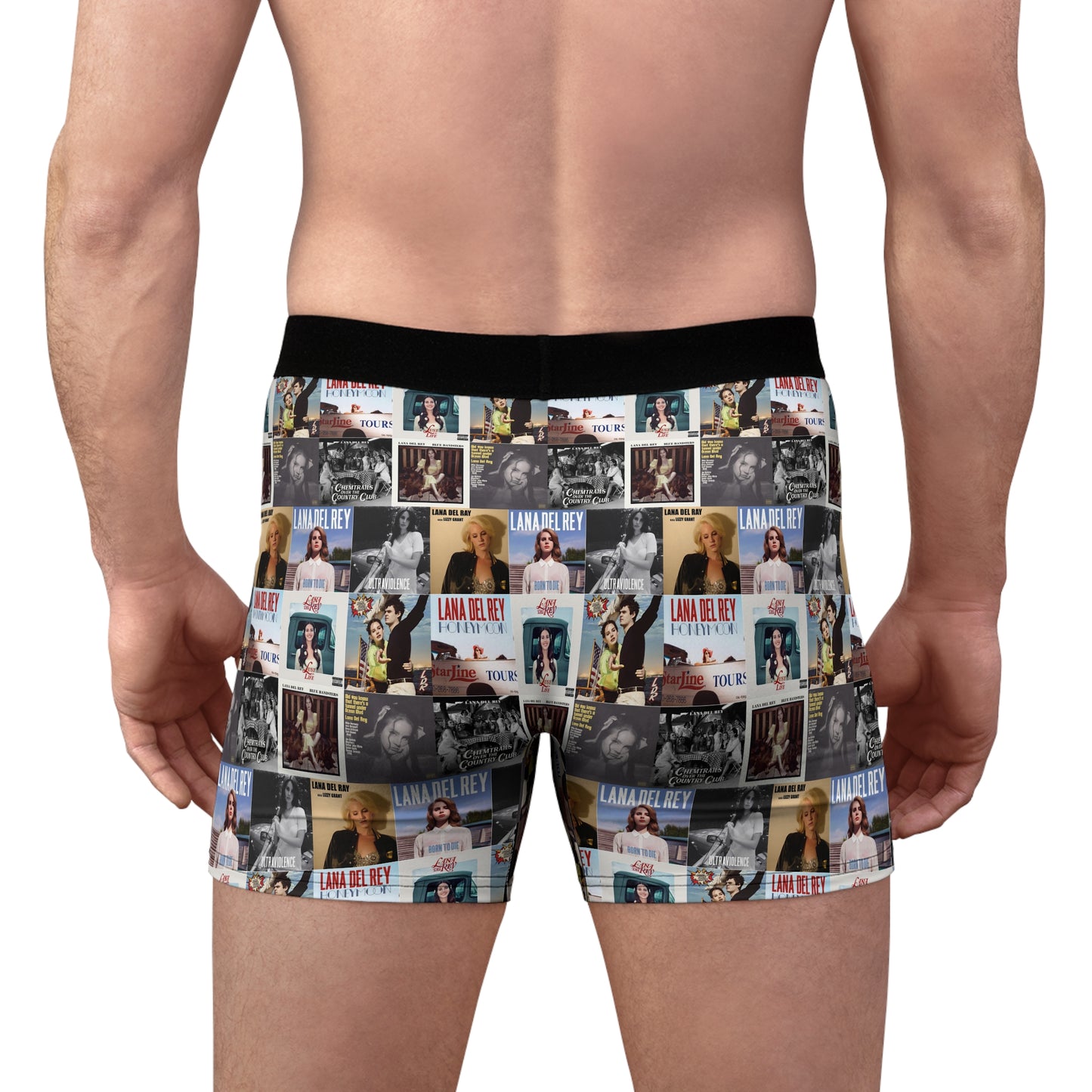 Lana Del Rey Album Cover Collage Men's Boxer Briefs Underwear