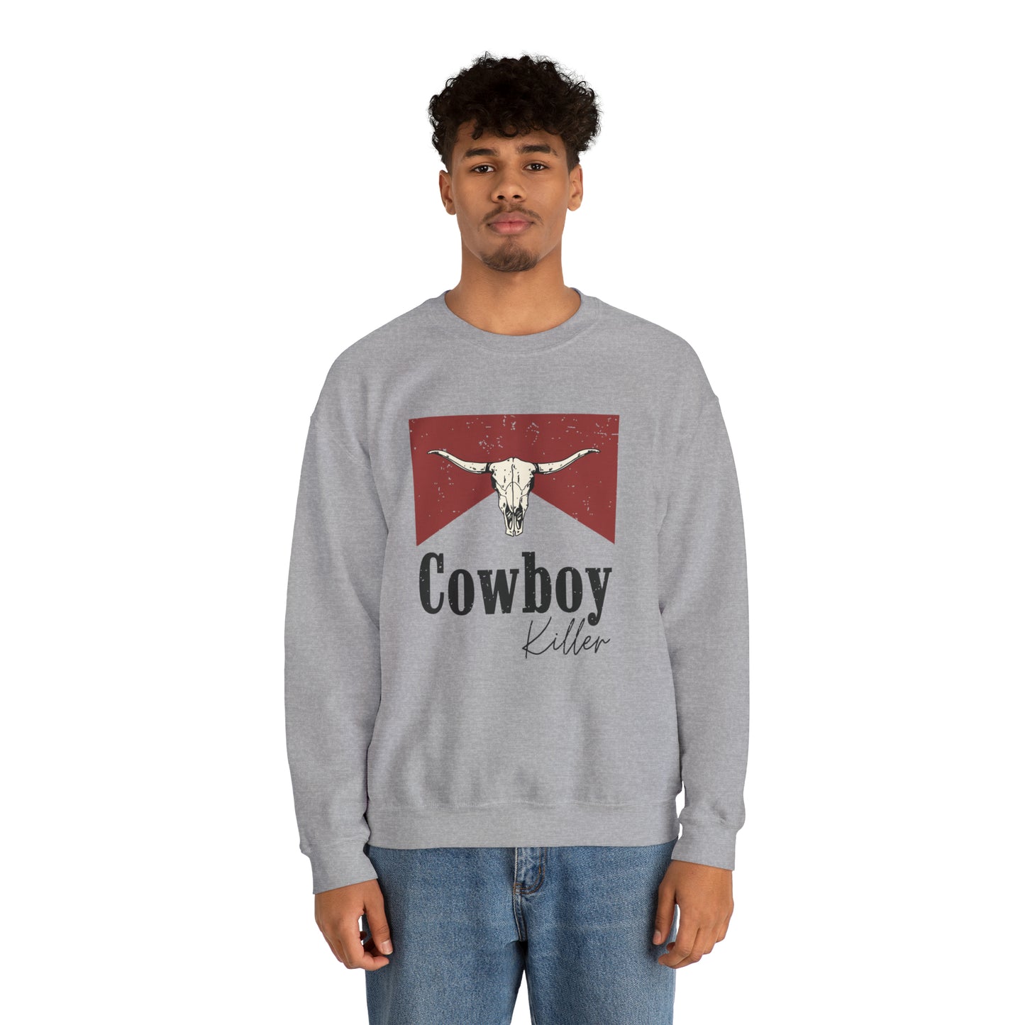 Morgan Wallen Cowboy Killer Unisex Heavy Blend Crewneck Sweatshirt